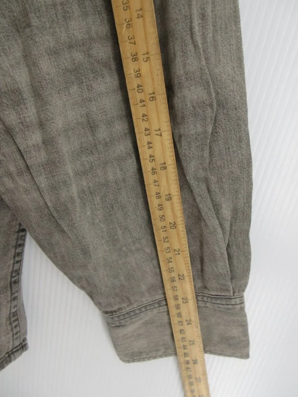 Polo Ralph Lauren Shirt 3XB Big Western Pearl Snap Denim Cowboy Rodeo